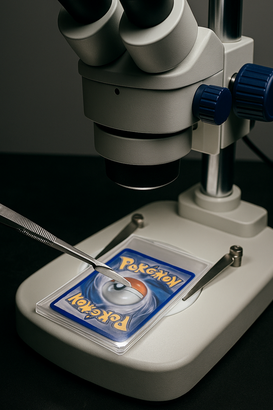 Slabbed Cards: Deluxe Microscope Full Restoration + Crease Reduction + Slab Crack