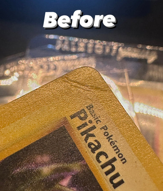 Professional Crease & Dent Removal - Raw Pokémon Cards