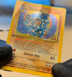 Before restoration - 1998 1st Edition Machamp