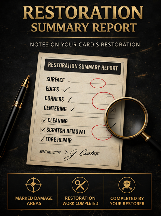 Restoration Summary Report (Per Card)