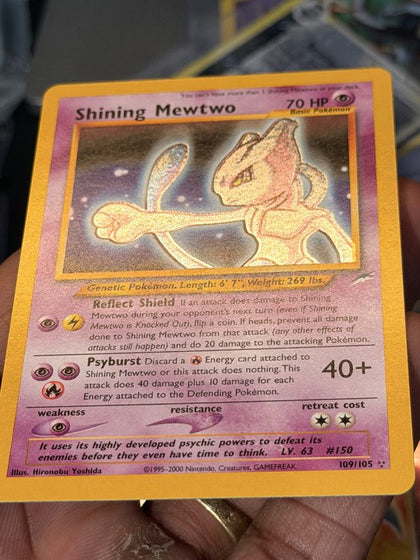 Client's Shining Mewtwo, Neo Destiny, restored by Gotta Fix Them All